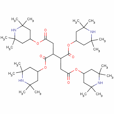 Tetrakis(2,2,6,6-tetramethyl-4-piperidyl) butane-1,2,3,4-tetracarboxylate Structure,64022-61-3Structure