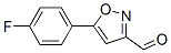 5-(4-Fluorophenyl)isoxazole-3-carbaldehyde Structure,640292-06-4Structure