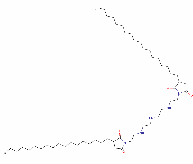 1,1-[Iminobis(ethyleneiminoethylene)]bis[3-(octadecenyl)pyrrolidine-2,5-dione] Structure,64051-50-9Structure