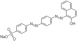 Benzenesulfonic acid, 4-[[4-[(2-hydroxy-1-naphthalenyl)azo]phenyl]azo]-, monosodium salt Structure,6406-56-0Structure