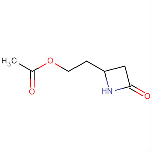 4-[2-(Acetyloxy)ethyl]-2-azetidinone Structure,64066-60-0Structure