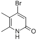 4-Bromo-5,6-dimethylpyridin-2(1h)-one Structure,640721-49-9Structure