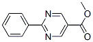 2-Phenyl-pyrimidine-5-carboxylic acid methyl ester Structure,64074-29-9Structure