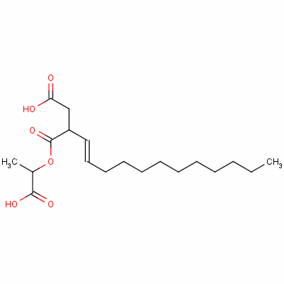 (1-Carboxyethyl) hydrogen 2-dodecenylsuccinate Structure,64090-83-1Structure