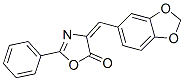 2-Phenyl-4-piperonylidene-2-oxazolin-5-one Structure,6412-89-1Structure