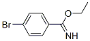 4-Bromo-benzimidic acid ethyl ester Structure,64128-11-6Structure