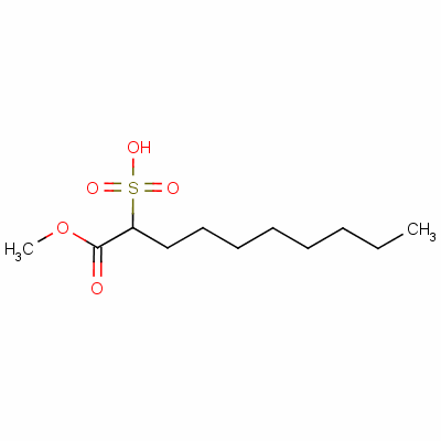 Methyl 2-sulphodecanoate Structure,64131-26-6Structure