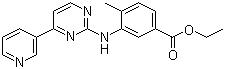 4-Methyl-3-[[4-(3-pyridinyl)-2-pyrimidinyl]amino]benzoic acid ethyl ester Structure,641569-97-3Structure