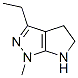 Pyrrolo[2,3-c]pyrazole, 3-ethyl-1,4,5,6-tetrahydro-1-methyl- Structure,641578-47-4Structure