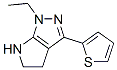 Pyrrolo[2,3-c]pyrazole, 1-ethyl-1,4,5,6-tetrahydro-3-(2-thienyl)- (9ci) Structure,641584-69-2Structure