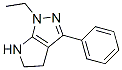 Pyrrolo[2,3-c]pyrazole, 1-ethyl-1,4,5,6-tetrahydro-3-phenyl- (9ci) Structure,641584-71-6Structure