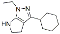 Pyrrolo[2,3-c]pyrazole, 3-cyclohexyl-1-ethyl-1,4,5,6-tetrahydro- (9ci) Structure,641585-04-8Structure