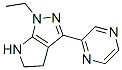 Pyrrolo[2,3-c]pyrazole, 1-ethyl-1,4,5,6-tetrahydro-3-pyrazinyl- (9ci) Structure,641587-16-8Structure