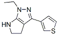 Pyrrolo[2,3-c]pyrazole, 1-ethyl-1,4,5,6-tetrahydro-3-(3-thienyl)- (9ci) Structure,641592-97-4Structure