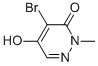 4-Bromo-5-hydroxy-2-methyl-2h-pyridazin-3-one Structure,64178-59-2Structure