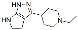 Pyrrolo[2,3-c]pyrazole, 3-(1-ethyl-4-piperidinyl)-1,4,5,6-tetrahydro- (9ci) Structure,641991-57-3Structure