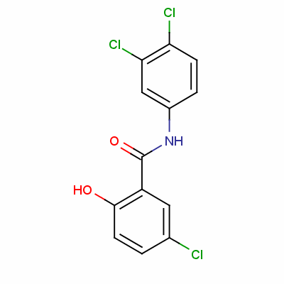 3,4,5-三氯水楊苯胺結(jié)構(gòu)式_642-84-2結(jié)構(gòu)式