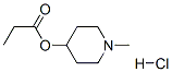 4-Piperidinol, 1-methyl-, propanoate, hydrochloride Structure,64219-77-8Structure