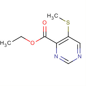 Ethyl 5-methylsulfanylpyrimidine-4-carboxylate Structure,64224-61-9Structure