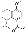 1,2,3,4-Tetrahydro-n,n-dimethyl-5-methoxy-8-propionyl-1-naphthalenamine Structure,64237-91-8Structure