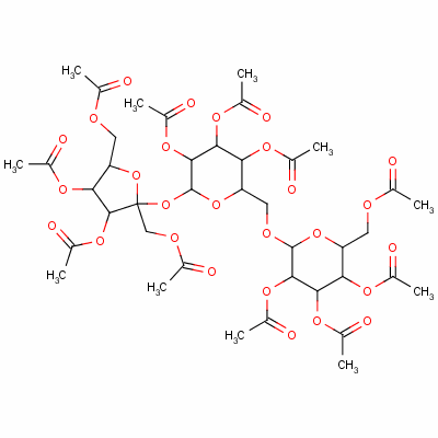 D-(+)-raffinose undecaacetate Structure,6424-12-0Structure