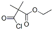 2-Chlorocarbonyl-2-methyl-propionic acid ethyl ester Structure,64244-87-7Structure