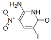 2(1H)-Pyridinone, 6-amino-3-iodo-5-nitro- Structure,642460-96-6Structure