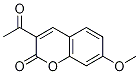 3-Acetyl-7-methoxycoumarin Structure,64267-19-2Structure