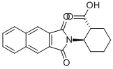 (1R,2R)-2-(Naphthalene-2,3-dicarboximido)-cyclohexanecarboxylic Acid Structure,642995-15-1Structure