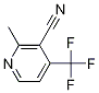 2-Methyl-4-(trifluoromethyl)nicotinonitrile Structure,643015-36-5Structure