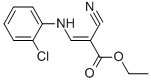 3-(2-氯苯胺)-2-氰基丙烯酸乙酯結構式_64317-75-5結構式