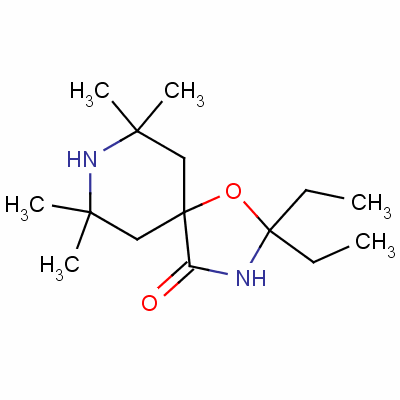 2,2-Diethyl-7,7,9,9-tetramethyl-1-oxa-3,8-diazaspiro[4.5]decan-4-one Structure,64338-09-6Structure