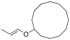 (1-Propenyloxy)cyclododecane Structure,64340-97-2Structure