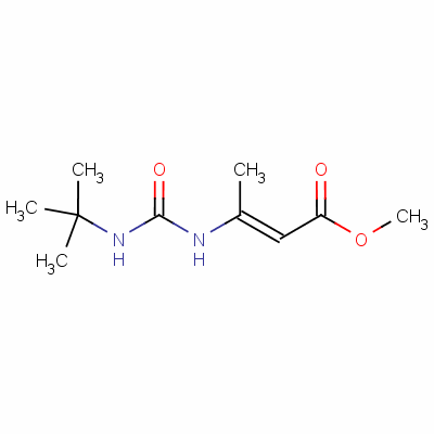 Methyl 3-[[[tert-butylamino]carbonyl]amino]-2-butenoate Structure,64346-47-0Structure