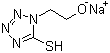 Sodium 1-(2-hydroxyethyl)-1h-tetrazol-5-ylthiolate Structure,64350-77-2Structure