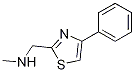 Methyl-(4-phenyl-thiazol-2-ylmethyl)-amine Structure,643726-07-2Structure