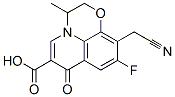 10-(Cyanomethyl)-9-fluoro-2,3-dihydro-3-methyl-7-oxo-7h-pyrido[1,2,3-de]-1,4-benzoxazine-6-carboxylic acid Structure,643743-39-9Structure