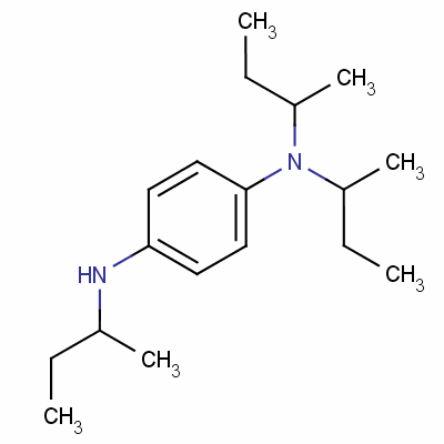 N,n,n-tris(1-methylpropyl)benzene-1,4-diamine Structure,64381-97-1Structure