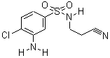 3-Amino-4-chloro-n-(2-cyanoethyl)-benzene sulfonamide Structure,64415-13-0Structure