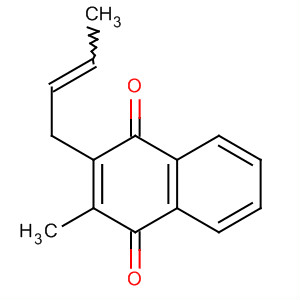 2-(2-Butenyl)-3-methyl-1,4-naphthalenedione Structure,64449-34-9Structure