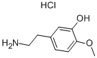 4-Methoxy-3-hydroxyphenethylamine Hydrochloride Structure,645-33-0Structure