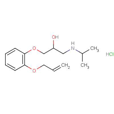 鹽酸氧烯洛爾結(jié)構(gòu)式_6452-73-9結(jié)構(gòu)式