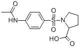 1-{[4-(Acetylamino)phenyl]sulfonyl}pyrrolidine-2-carboxylic acid Structure,64527-22-6Structure