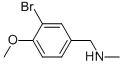 (3-Bromo-4-methoxy-benzyl)-methyl-amine Structure,645378-58-1Structure