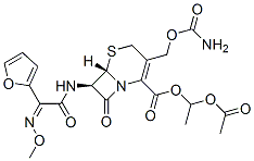 Cefuroxime 1-acetoxyethyl ester Structure,64544-07-6Structure