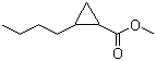 2-Butylcyclopropanecarboxylic acid methyl ester Structure,64583-94-4Structure