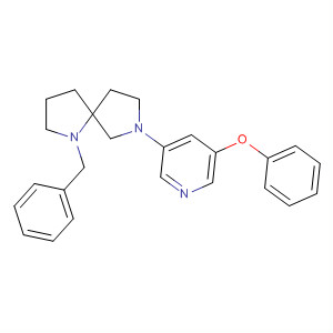 1-Benzyl-7-(5-phenoxy-3-pyridyl)-1,7-diazaspiro[4.4]nonane Structure,646055-72-3Structure