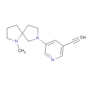 1-Methyl-7-(5-ethynyl-3-pyridyl)-1,7-diazaspiro[4.4]nonane Structure,646056-33-9Structure