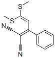 4,4-Bis(methylthio)-2-phenyl-1,3-butadien-1,1-dicarbonitrile Structure,64608-21-5Structure