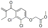 Methyl 2-(2,3-dichloro-4-(2-methylenebutanoyl)phenoxy)acetate Structure,6463-21-4Structure